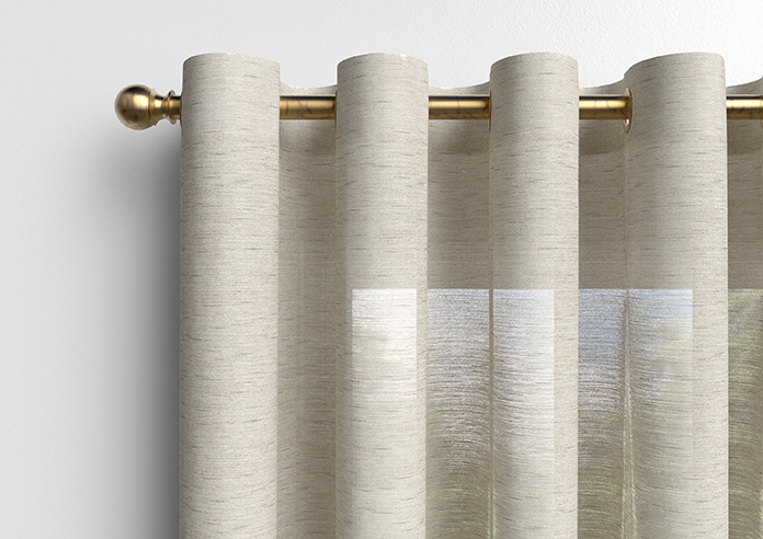 Sahara Voile, Metallic Sand - Made to Measure Curtains - Image 13
